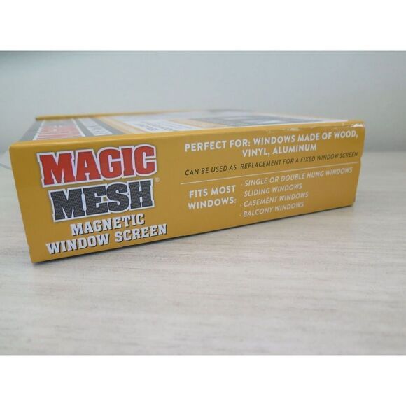 Magic Mesh Magnetic Window Screen - Keeps Bugs Out ! Let's Fresh Air In ! - Picture 6 of 6